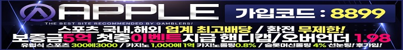 토토사이트 애플 온라인카지노사이트